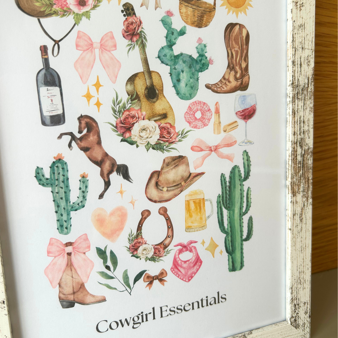 Cowgirl Essentials Print