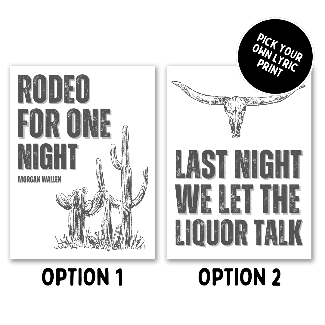 Morgan Wallen Setlist Bundle