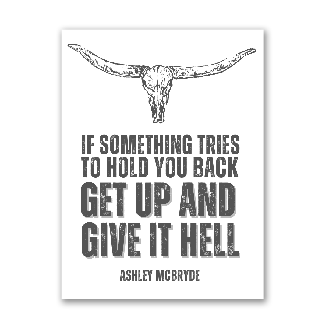 Give It Hell Print - Ashley McBryde