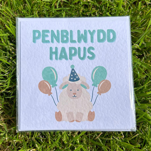 Welsh Happy Birthday Card