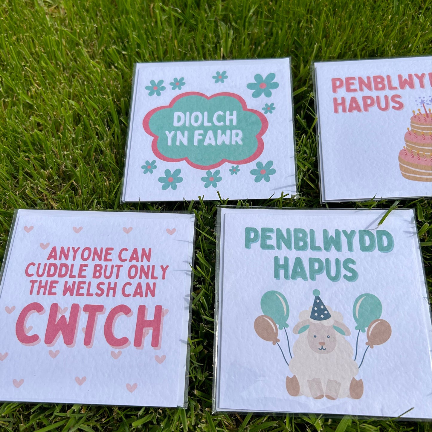 Pack of 5 Welsh Cards