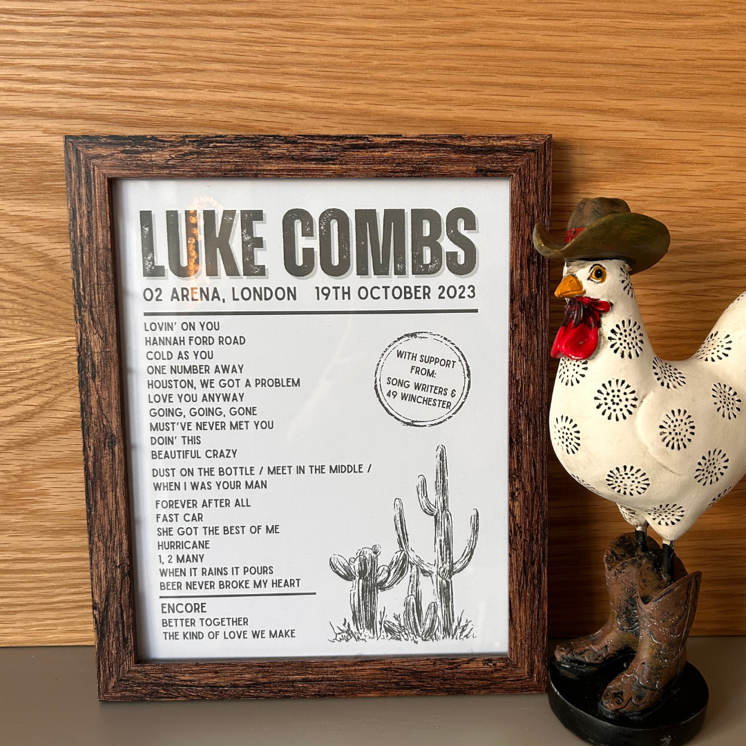 Luke Combs Setlist & Frame