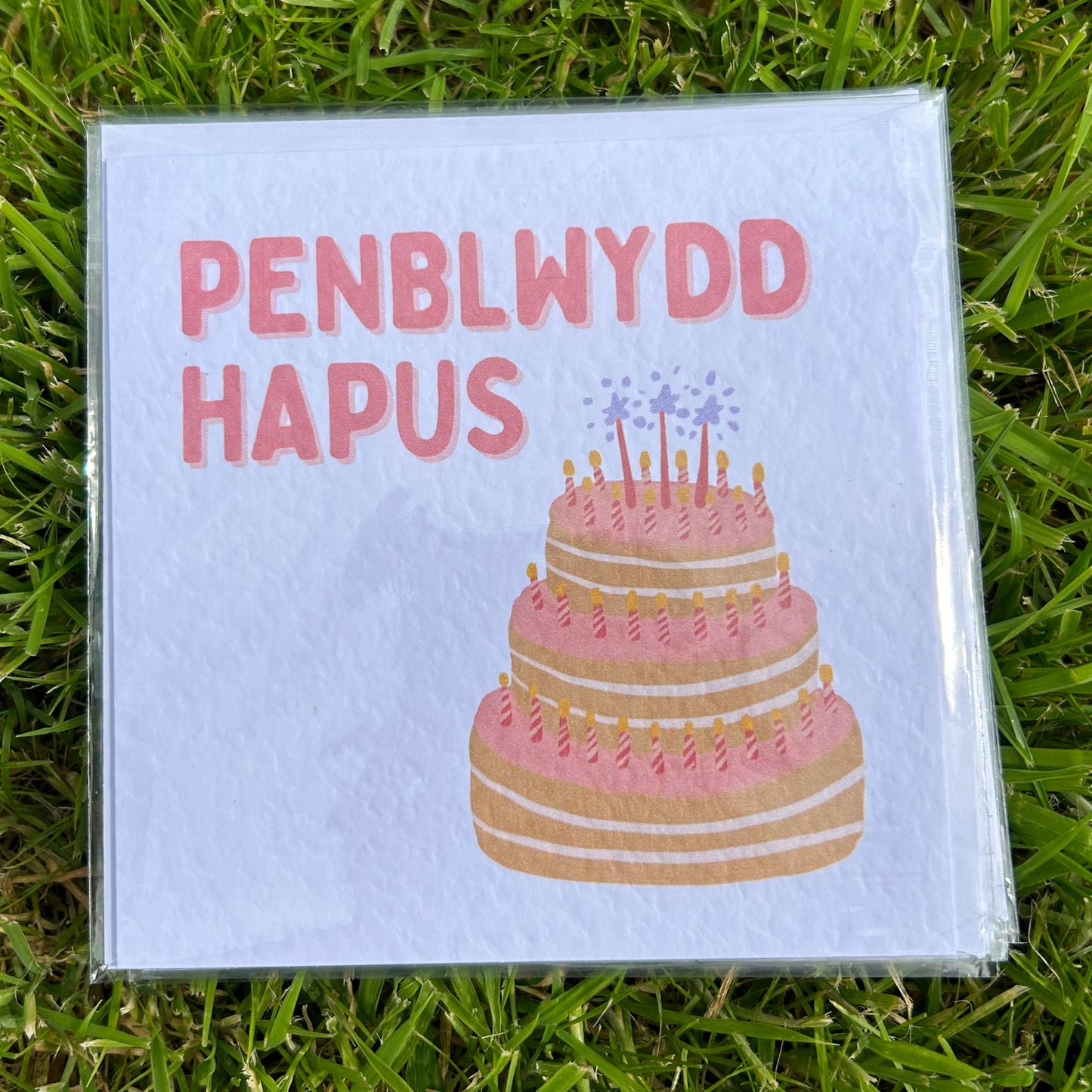 Welsh Happy Birthday Card