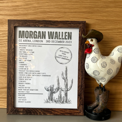 Morgan Wallen Setlist & Frame