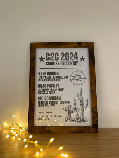 C2C A4 Framed Print