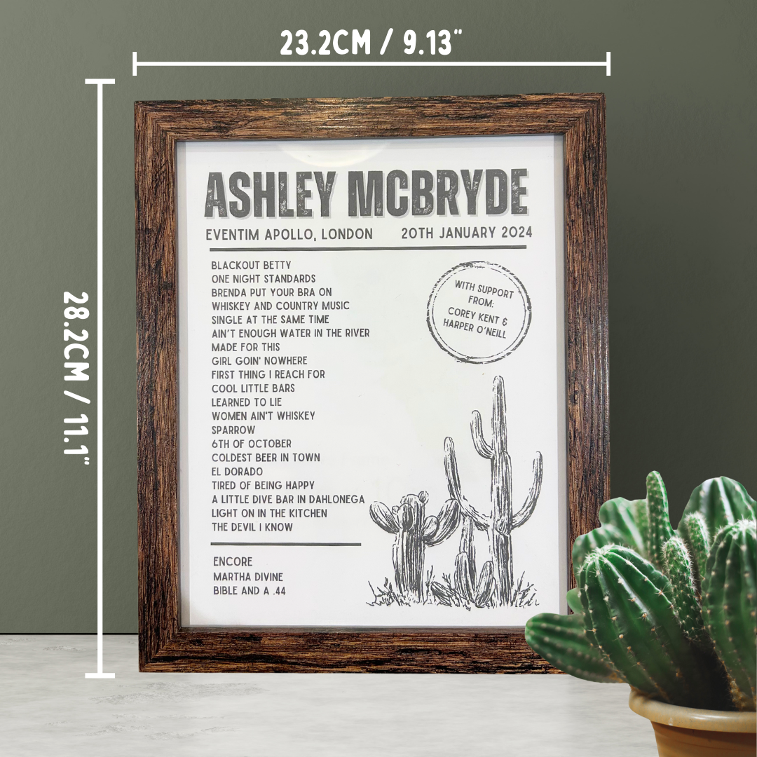 Ashley McBryde Setlist & Frame