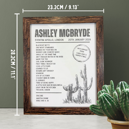 Ashley McBryde Setlist & Frame