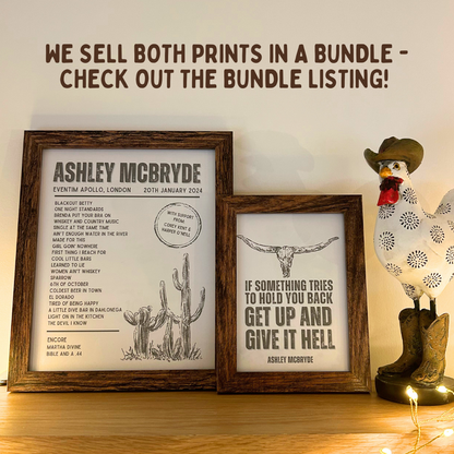 Ashley McBryde Setlist & Frame