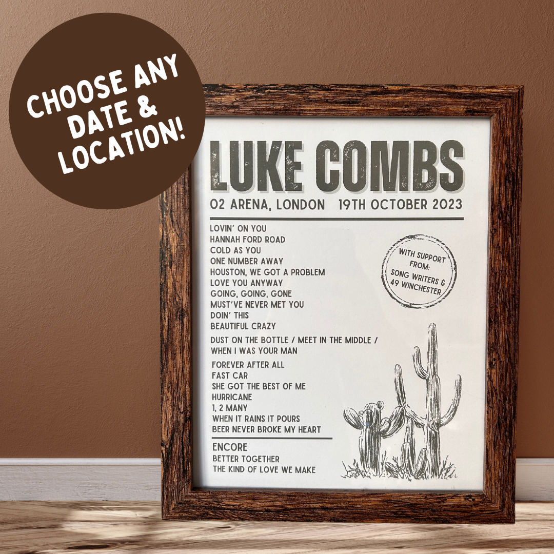 Luke Combs Setlist & Frame