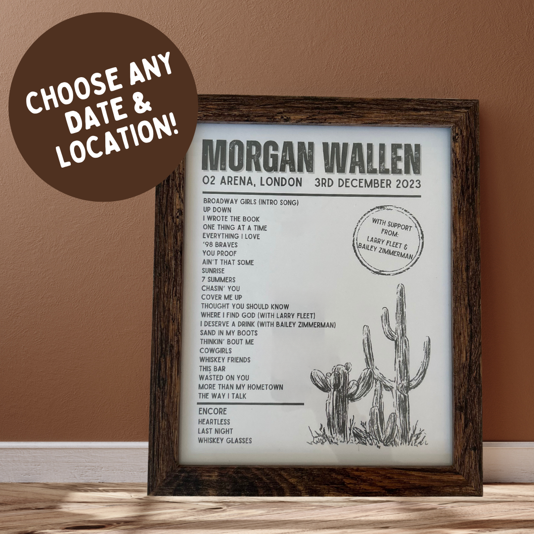 Morgan Wallen Setlist & Frame