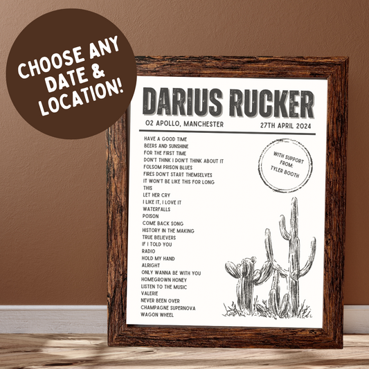 Darius Rucker Setlist & Frame